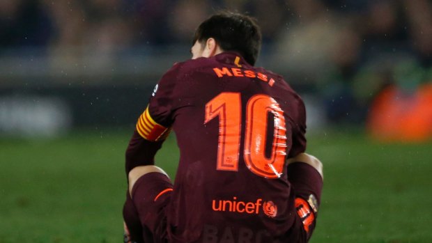 Lionel Messi's Barcelona ended up 1-0 losers in the first leg.