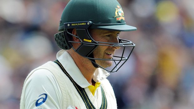 Staring mortality in the face: Michael Clarke.