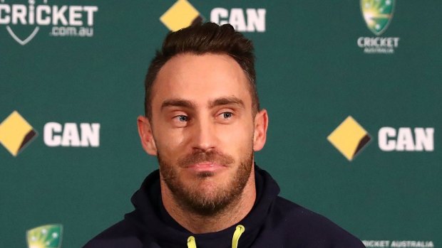 Guilty: Faf du Plessis says he has "been made a scapegoat" for widespread ball tampering. 
