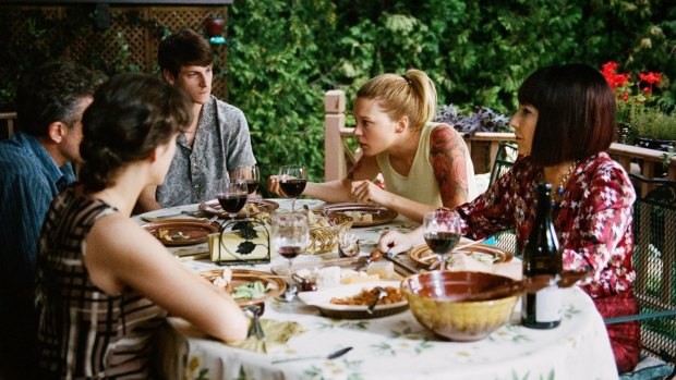 From left, Marion Cotillard, Vincent Cassel,  Gaspard Ulliel, Lea Seydoux and Nathalie Baye in Xavier Dolan's <i>It's Only the End of the World</i>.