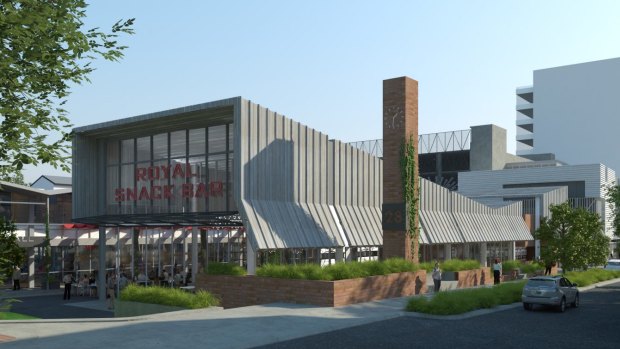 Artists' impression of the RNA Showgrounds' Kings Co-op, which was due to be ready in July 2017.