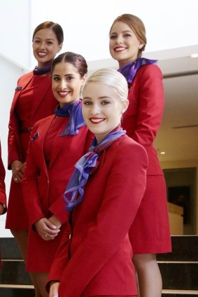 Virgin Australia cabin crew must be able to reach to a height of 180cm on flat feet.