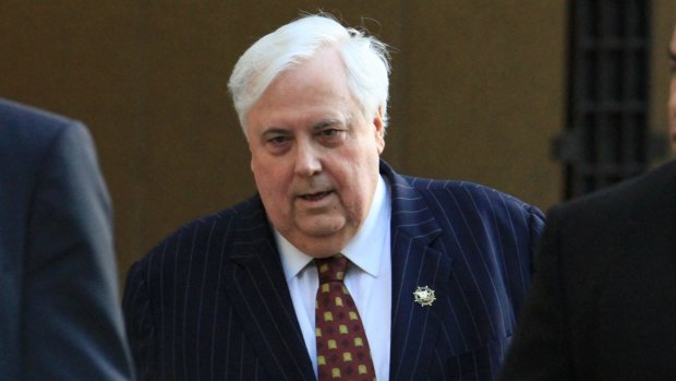 Clive Palmer says he doesn't know his nephew's whereabouts.