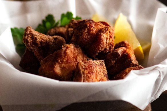 Karaage - Japanese fried chicken.