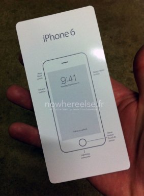 The image a French website used to confirm the iPhone 6's release date.