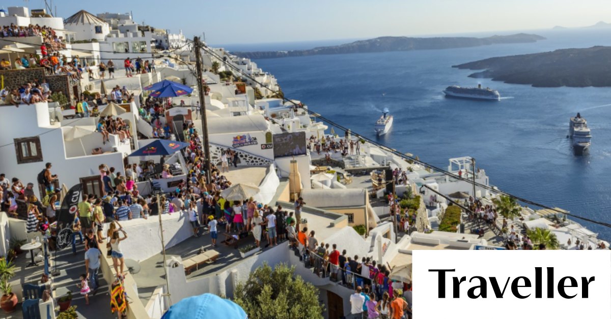 Greece tourism numbers Europe's latest victim of 'overtourism'