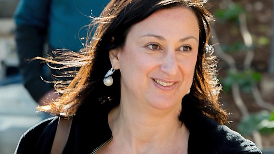 Political blogger Daphne Caruana Galizia was killed when her car was blown up.