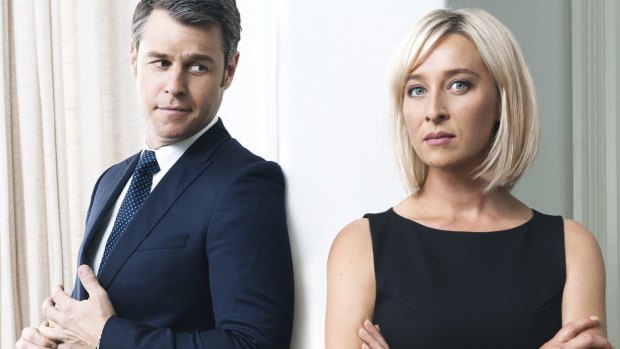 Rodger Corser and Asher Keddie.
