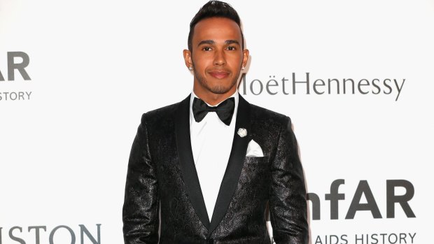 Let's hope F1 driver Lewis Hamilton's manners are better at other fancy functions he attends, like the amfAR's 22nd Cinema Against AIDS Gala at Hotel du Cap-Eden-Roc in Cap d'Antibes.