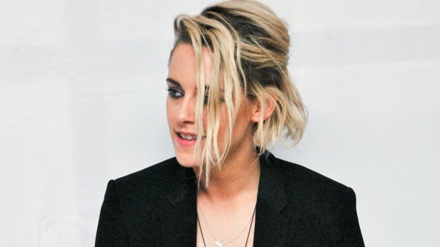 Kristen Stewart at the Hollywood Foreign Press Association press conference for "Cafe Society".