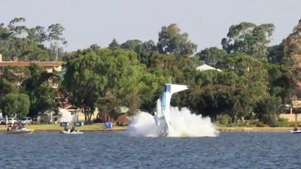 Safety authorites will inspect the plane on Friday, which is still in the Swan River.