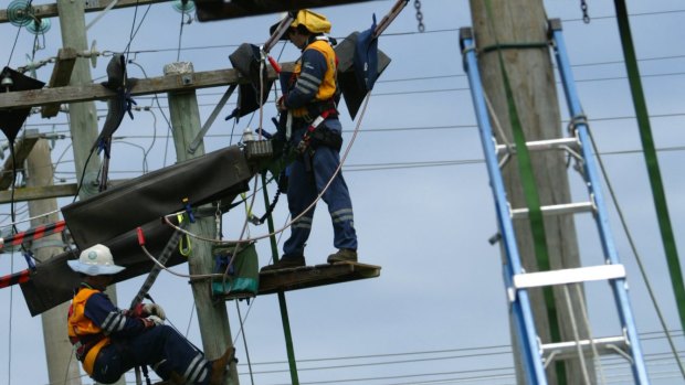 Repairs being conducted to Queensland's electrical network.