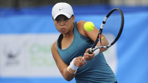 Alison Bai crashed out of the Australian Open wildcard playoffs on Saturday.