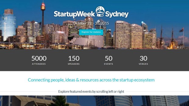 StartupWeek Sydney will include conferences, keynotes and hackathons.