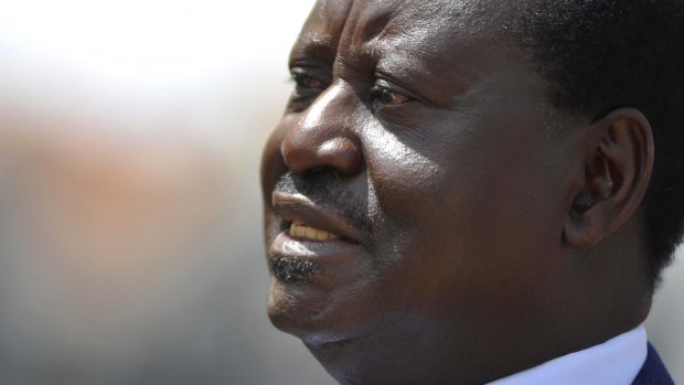 Raila Odinga, opposition leader and presidential candidate.