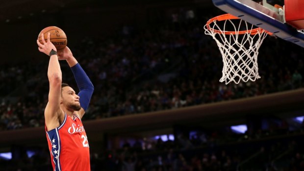 Australian sensation: Ben Simmons' impact on the NBA court has been pronounced.