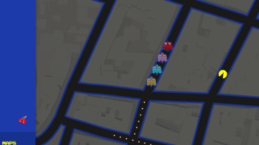 Google turned its Google Maps app into a PAC-MAN game for April Fools Day.