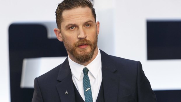 Tom Hardy at the London premiere of <i>Legend</i> on September 3 2015.