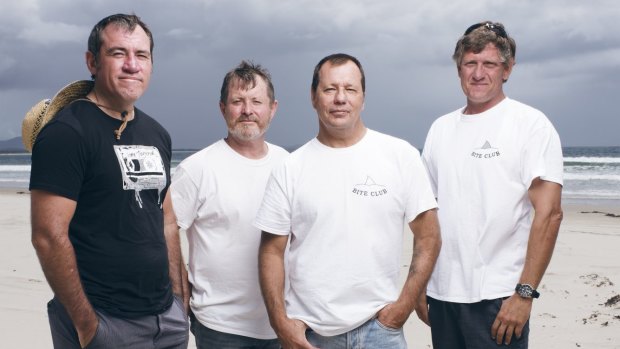 Bite Club members (from left) Dale Carr, Kevin Young, Dave Pearson and Bruce Lucas.