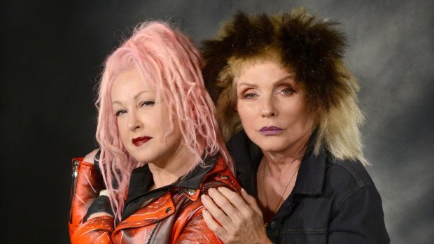 MANHATTAN, NEW YORK, OCTOBER 30, 2016 Cyndi Lauper and Debby Harry are seen together at Pacific Television Centre in Manhattan, NY. They will be touring together in Australia in April 2017. 10/30/2016 Photo by ?Jennifer S. Altman All Rights Reserved