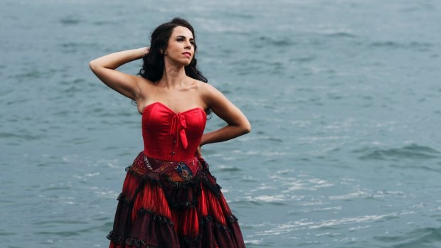 Italian mezzo soprano Jose Maria Lo Monaco starred in Opera Australia's most recent production of Carmen, on Sydney Harbour.