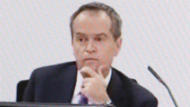 Opposition Leader Bill Shorten at the royal commission into unions in July.