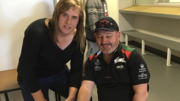 Hannah Mouncey is trying to raise awareness of transgender people in sport. 