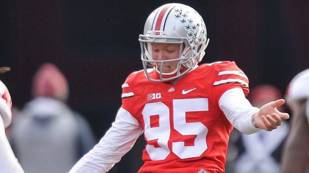 Cameron Johnston of the Ohio State Buckeyes is one of three Australians dominating college punting.