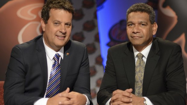 <i>The Marngrook Footy Show</i> was started by Grant Hansen, left.