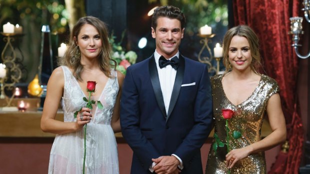 Matty J had to choose between Laura and Elise in the finale of The Bachelor.