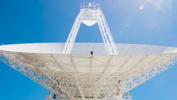 Deep Space Station 36, the new antenna set to be officially opened on Thursday.