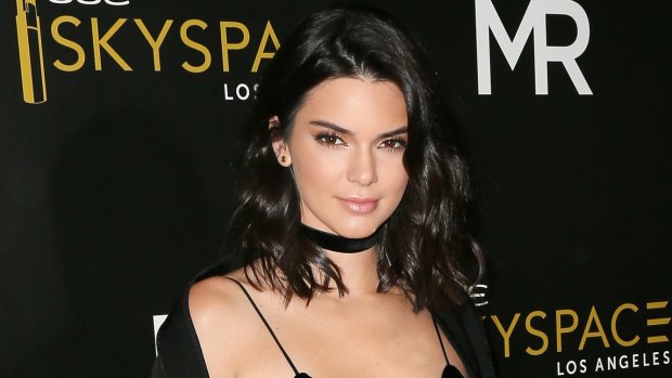 Kendall Jenner knows the power of having light coming off your face.