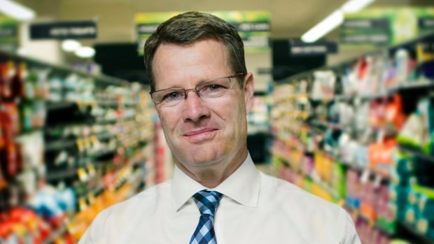On the way out: Woolworths chief Grant O'Brien.
