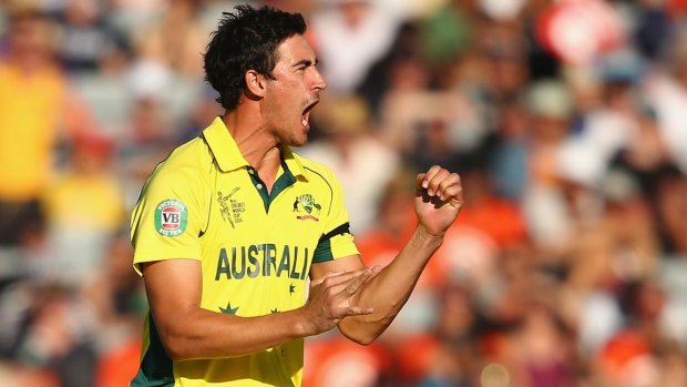Being rested: Fast bowler Mitchell Starc of Australia.