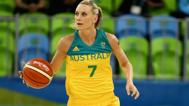 Penny Taylor #7 of Australia was the star of the basketball show on Tuesday.