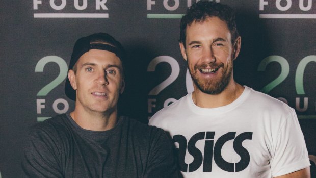 Brett Deledio and Shane Mumford are using 20Four to counter the toxic social media environment.