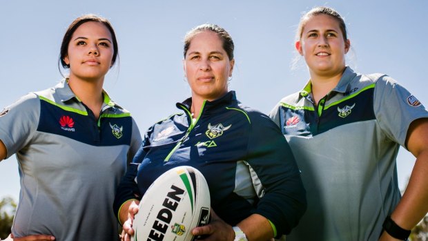 The Raiders women will play a nines game at Canberra Stadium, which will hopefully be the precursor to an NRL Women's comp.
