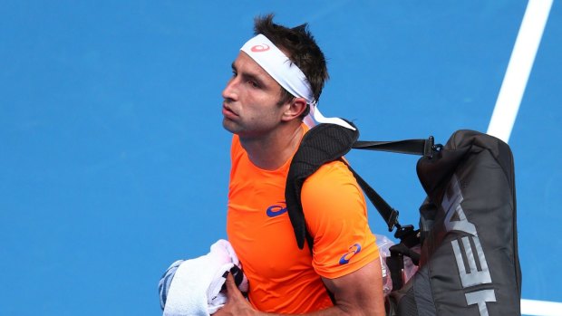 Marinko Matosevic was knocked out in the first round.