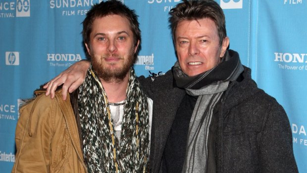Duncan Jones with his father David Bowie in 2009.