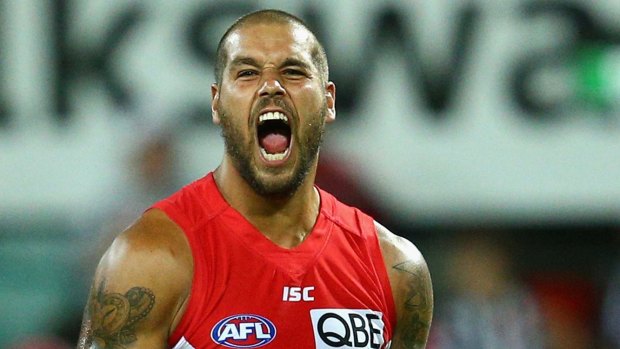 Big ticket item: Getting their hands on Lance Franklin helped save the Swans' fortunes.