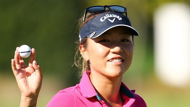 Lydia Ko in action during 2015 at the New Zealand Women's Open.