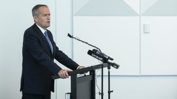 Bill Shorten has come under fire for targeting refugees.