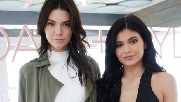 Kendall and Kylie Jenner in Australia to launch their Forever New collection.