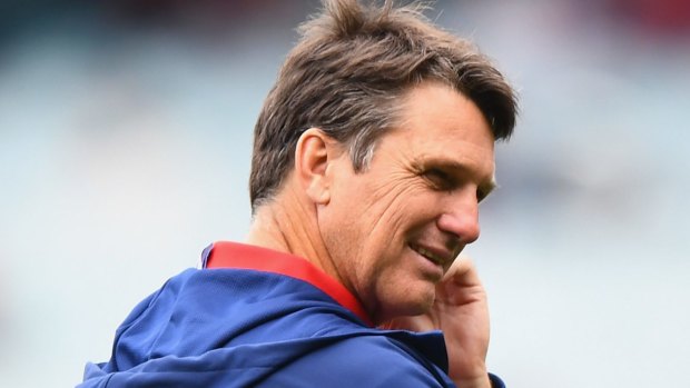 Dee-lighted: Melbourne coach Paul Roos.