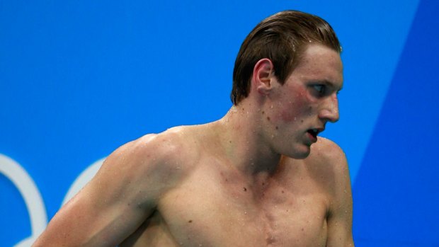 Big impact: Australian gold medallist Mack Horton.