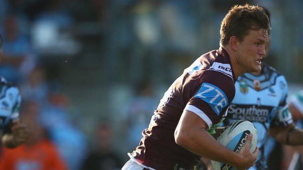 Close to his NRL debut: Manly forward Liam Knight.