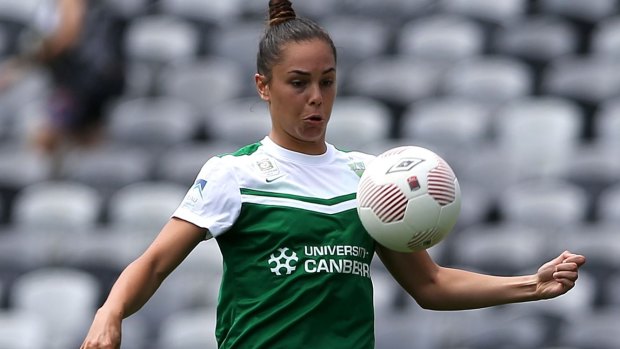 Australian and Canberra United defender Emma Checker can't tale a trick after another injury.