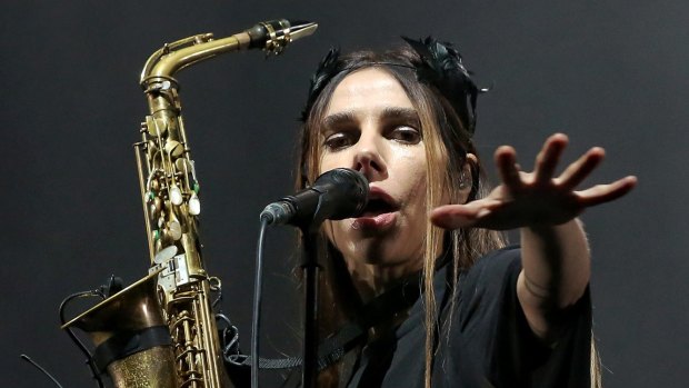 No accident of timing: PJ Harvey.