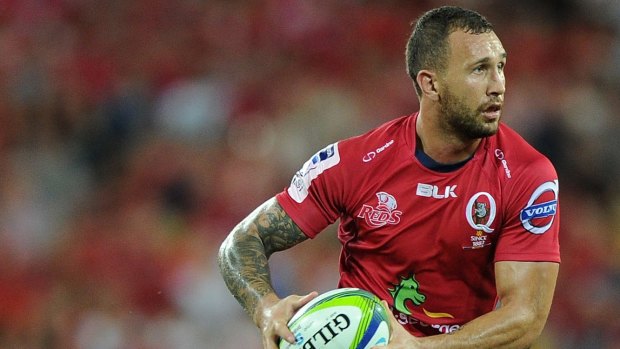Quade Cooper will be out for eight weeks after breaking his scapula on Friday night.