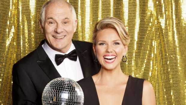 <i>Dancing with the Stars</i> 2015 hosts Shane Bourne and Edwina Bartholomew are a cute combination.